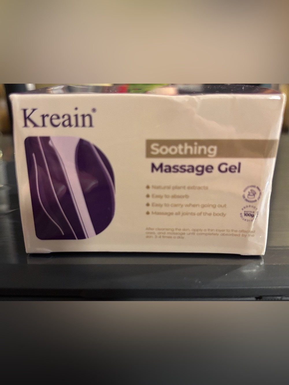 Kreain Soothing Massage Gel 100g BNIB/SEALED